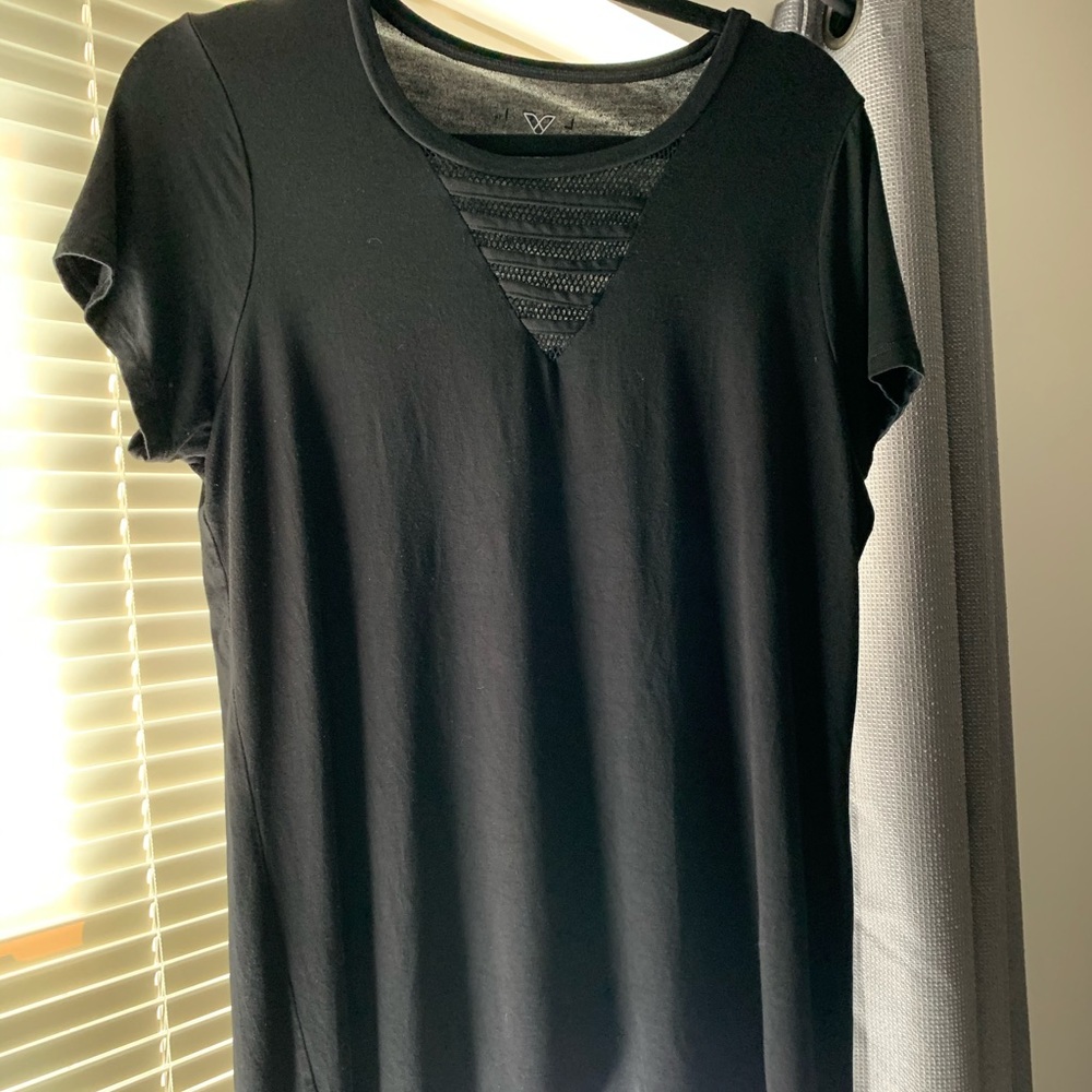 Livi Active Lattice/Mesh Workout T-Shirt